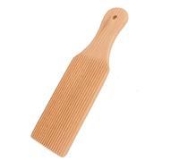 Gnocchi Rolling Board, Beechwood Gnocchi Roller Manual Pasta Maker Wooden Butter Paddle Garganelli Pasta Board for Kneading Dough and Making Pasta