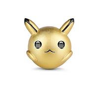 GNOCE Cute Goblin Charm Bead Christmas Charms Gifts Sterling Silver Play with Me Gold Plated Women Bead Charms fit Bracelet/Necklace Jewery Gift for Wife Daughter Friend