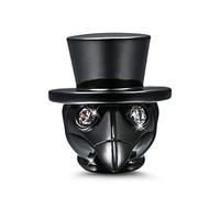 GNOCE Doctor Schnabel Charm Sterling Silver for Your Safety Black Plated Charm Bead Fit Bracelet/Necklace Jewellery Gift for Women Mens (Dr. Schnable)