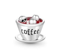 GNOCE Halloween Charm Sterling Silver Bead Charm Craft Style Beads For All Bracelets Perfect Jewelry Gift For Friends/Family