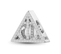 GNOCE Harry Potter Hedwig,Sorting Hat,Deathly Hallows Charm 925 Sterling Silver Pendant Dangle Charm Fit Bracelet for Women Wife Daughter Jewellery Gift (Deathly Hallows)