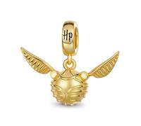 GNOCE Harry Potter Hedwig,Sorting Hat,Deathly Hallows Charm 925 Sterling Silver Pendant Dangle Charm Fit Bracelet for Women Wife Daughter Jewellery Gift (Golden Snitch)