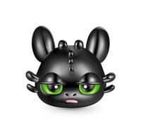 GNOCE How to Train Your Dragon Toothless Black Dragon Charm Pendant S925 Sterling Silver Charm Beads for Bracelet Necklace Jewelry Gift for Women Men (Sleepy Toothless)