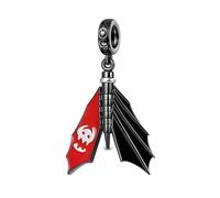 GNOCE How to Train Your Dragon Toothless Tail-wagging Pendant Dangle Charm for Women, Silver Dangle Charms for Women Wife, Valentine‘s Day, Mother’s Day Jewelry (Toothless)