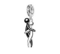 GNOCE Lover Embraces Romantic Pendant Charm 925 Sterling Silver Dangle Charm Fit Bracelet/Necklace for Women Girls Wife Daughter