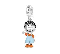 GNOCE Peanuts Pig-Pen Pendant Dangle Charm for Women, Silver Dangle Charms Fit for Bracelets and Necklaces,Jewelry Gift for Wife, Valentine‘s Day, Mother’s Day