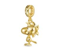 GNOCE Peanuts Woodstock Pendant Dangle Charm Cute Cartoon Character Charm S925 Sterling Silver Pendant Dangle Charms for Women Wife Jewelry Gifts