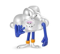 GNOCE Trolls 925 Sterling Silver Beads Charms Poppy & Branch Pendant Dangle Charm Cute Trolls Character Charms Jewelry Gift for Women Men