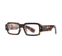GNOLONG Chunky Square Blue Light Blocking Glasses for Women Men - Thick Rectangle Eyeglasses Anti Eyestrain Headache Computer Gaming Glasses