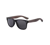 GNOLONG Rectangle Sunglasses for Women Men 90s Retro Thick Rectangular Chunky Sun Glasses UV400 Protection (Black)
