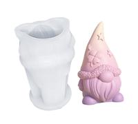 Gnom Candle Mould - Silicone Moulds, Resin Moulds, 3D Handmade Candle Mould, Craft Accessories for Soap Making, Wax Melting, Baking, Epoxy Resin, Chocolate, Ice Cubes, Kitchen Decor