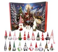 Gnome Advent Calendar 2025: 24Pcs Christmas Gnomes Countdown Calendar, Santa Little People Figure Ornaments, Christmas Gonks Dwarf Gifts For Tree Decorations