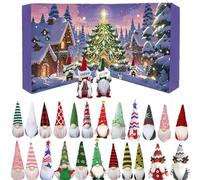 Gnome Advent Calendar 2025: 24Pcs Gonks Christmas Countdown Calendar, Santa Gnomes Decorative Figurines Advent Calendars, Christmas Dwarf Plush Doll Toys For Kids Baby