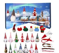 Gnome Advent Calendar 2025 24pcs Xmas Gnomes Countdown Calendar 2025 Collectible Figures G Nome Decorations 24 Days Countdown To Xmas Ornament 12pcs Dwarf Doll Adult Advent