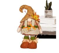 Gnome Autumn Standing - Autumn Gonk Decorations, Luxury Handmade Harvest Sunflower Maple, Seasonal Holiday Table Display | Soft Fabric Scandinavian Doll For Cas