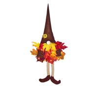 GNOME Autumn Wreath - GNOME Wreath Maple Leaves Harvest Decoration Harvest Decoration for Table Thanksgiving Fireplace Kitchen Porch - Indoor Outdoor Wedding Party