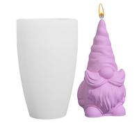 Gnome Candle Mold | 3D Silicone Gnome Molds for Candle Making | DIY Christmas Dwarf Mold, Home Decor Holiday Molds, Cute Silicone for Making