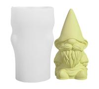 Gnome Candle Mold,3D Silicone Gnome Molds for Candle Making | Epoxy Dwarf Plaster Mold for Making, Home Decor Holiday Molds for DIY Home Ornament