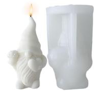 Gnome Candle Mold DIY Resin Sculpture,Valentine’s Day molds for Handmade Candles, soap, Wax, Crafts | Cute Gnomes Design, Perfect, Easy Casting, Creative diys Projects