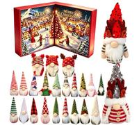 Gnome Christmas Advent Calendar,24-Day Xmas Surprise Ornament Gift