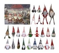 Gnome Christmas Advent Calendar - Attractive: Featuring a solid construction and vivid details, this countdown calendar is designed to last for years while maintaining its appearance a