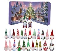 Gnome Christmas Calendarss 2025, 24-Day Gnome Countdown Calendar With Gnomes Figures, Table Decoration Collectible Toy, Christmas Party Favors for Adults, Kids Dwarf Doll (C)