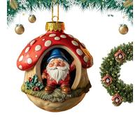 Gnome Christmas Ornaments - Cute 2D Acrylic Holiday Supplies - Christmas Gnomes Decorations - for Winter Daily Indoor Thanksgiving Holiday Birthday Party Offices Room Apartment Vacation
