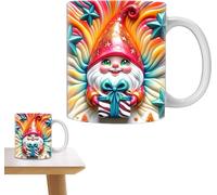 Gnome Coffee Cup | 3D Gnome Cup Colorful Gnomes with Boxes | Garden Mug Large Capacity for Cool Birthday Christmas for Women Lover