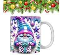 Gnome Coffee Cup | Ceramic Garden Mug 3D Gnome Cup Colorful Gnomes with Boxes | 350ML Large Capacity Garden for Mom Best Friend Co