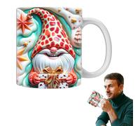 Gnome Coffee Mug | Ceramic Garden Mug 3D Gnome Cup Colorful Gnomes with Boxes | Garden Large Capacity for Cool Birthday Christmas for Women Lover