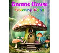 Gnome Colouring Book, Gift for her, gift for him, Christmas, birthday, present (Adults Colouring Books)