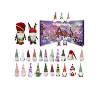 Gnome Countdown Christmas Calendar - 2025 Collectible Doll Advent Gift Set, Festive Holiday Decoration on the Table | Seasonal Decoration for Children, Teenagers, Family, Friends, and Girls