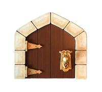 GNOME Craft Door - Wooden Access Miniature Tree | Fairy Decoration Kit, Imaginary House for Outdoor, Garden Sculpture for Story Element