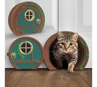 Gnome® Door Cat Door for Interior Doors - Stylish & Functional with No Flap, Lockable, and Easy Installation, Spacious Large Kitty Door for Cats Up to 20 lbs, Private and Comfortable Pet Door
