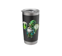 Gnome Drinking Saint Patricks Day Happy St Paddys Day Beer Stainless Steel Insulated Tumbler