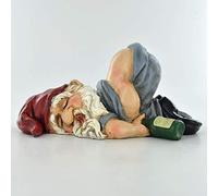 Gnome - Drunk And Disorderly Fantasy Figure Home Decor Garden Ornament Elf Joke Present Novelty gift Comical H7.5cm