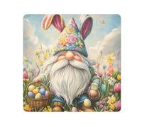 Gnome Egg Camera Wrap Cloth, Squares Magic Self-Adhesive Cloth for Lens Camera Anti-Scratch Lens Protector Makeup Wrap Cloth Bag 21.7" x 21.7"