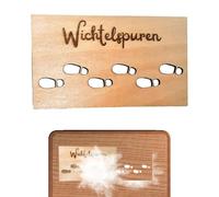 Gnome Footprints Template Christmas Floor Pattern | Wooden Footprint Stencils for Christmas Decorations | Perfect for Christmas Floor Pattern, The Footprint Pattern for the Home
