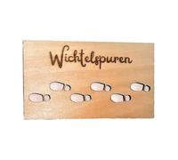 Gnome Footprints Template - Christmas Floor Template, Christmas Gnome Footprint Stencils | Stencils for Wood Footprints on Floors and Windows, Christmas Floor Template for Decoraz