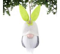 GNOME Hanging Decorations, Easter Bunny Ornaments - GNOME Bunny Figurine Decorations - Fun Easter Bunny Gnomes Hanging Tree Ornaments for Spring Tree Door