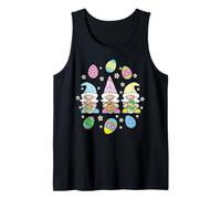 Gnome Happy Easter Egg Hunting Hunter Cute Gnomies Gift Tank Top
