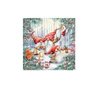 Gnome in the Winter Forest Napkin (Pack of 20)