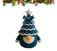 Gnome Knitting Kit - Christmas Crochet Kit, Handmade Christmas Tree Knitting Craft Set, Crochet Kits for Family Bonding Beginners Party Favors Holiday Mindfulness Practice Home Decorators