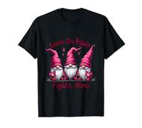 Gnome One Fights Alone Breast Cancer Value Graphic T-Shirt