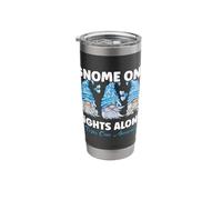 Gnome One Fights Alone Light Blue Foster Care Stainless Steel Insulated Tumbler