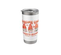 Gnome One Fights Alone Orange | Leukemia Awareness Stainless Steel Insulated Tumbler
