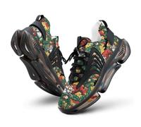 Gnome Peace Sign Weeds Men's Running Shoe 11men（EUR45）