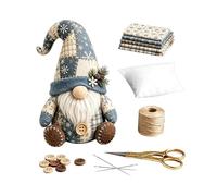 Gnome Sewing Set - Fabric DIY Supplies Kit, Creative Crafting Fun Handmade Project for Learning and Artistic Expression, Adults Beginners Gnome Handmade Kit for Families Friends Kids Boys