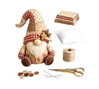 Gnome Sewing Set - Fabric DIY Supplies Kit, Creative Crafting Fun Handmade Project for Learning and Artistic Expression, Adults Beginners Gnome Handmade Kit for Families Friends Kids Boys