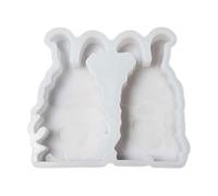 Gnome Silicone Mould - Couple Dwarf Mould, Gnome Mould - Candle Mould for Couple of Dwarves, Silicone Mould for Christmas Gnome Epoxy Casting Mould Cande Mould